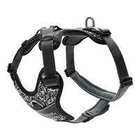 Hundegeschirr Hunter Divo Reflektierend Schwarz/Grau S (45-56 cm)