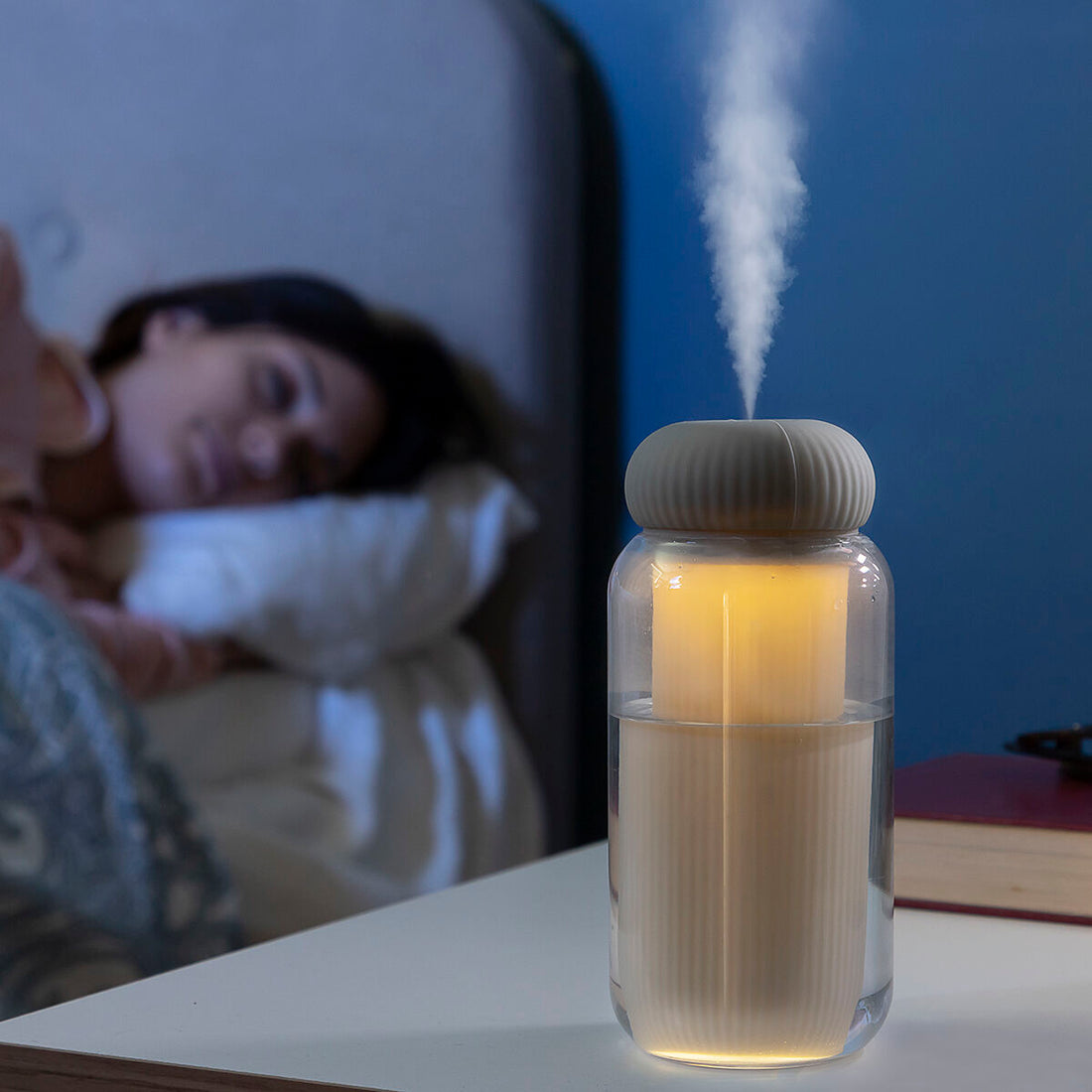 Luftbefeuchter mit Ultraschall, Aromazerstäuber und LED-Licht Stearal InnovaGoods