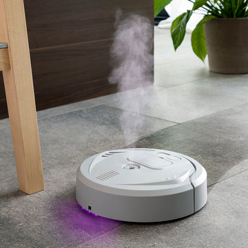 4-in-1 Wisch-Roboter, wiederaufladbar, mit UV-Desinfektion, Luftbefeuchter- und Lufterfrischer-Funktion Klinbot InnovaGoods