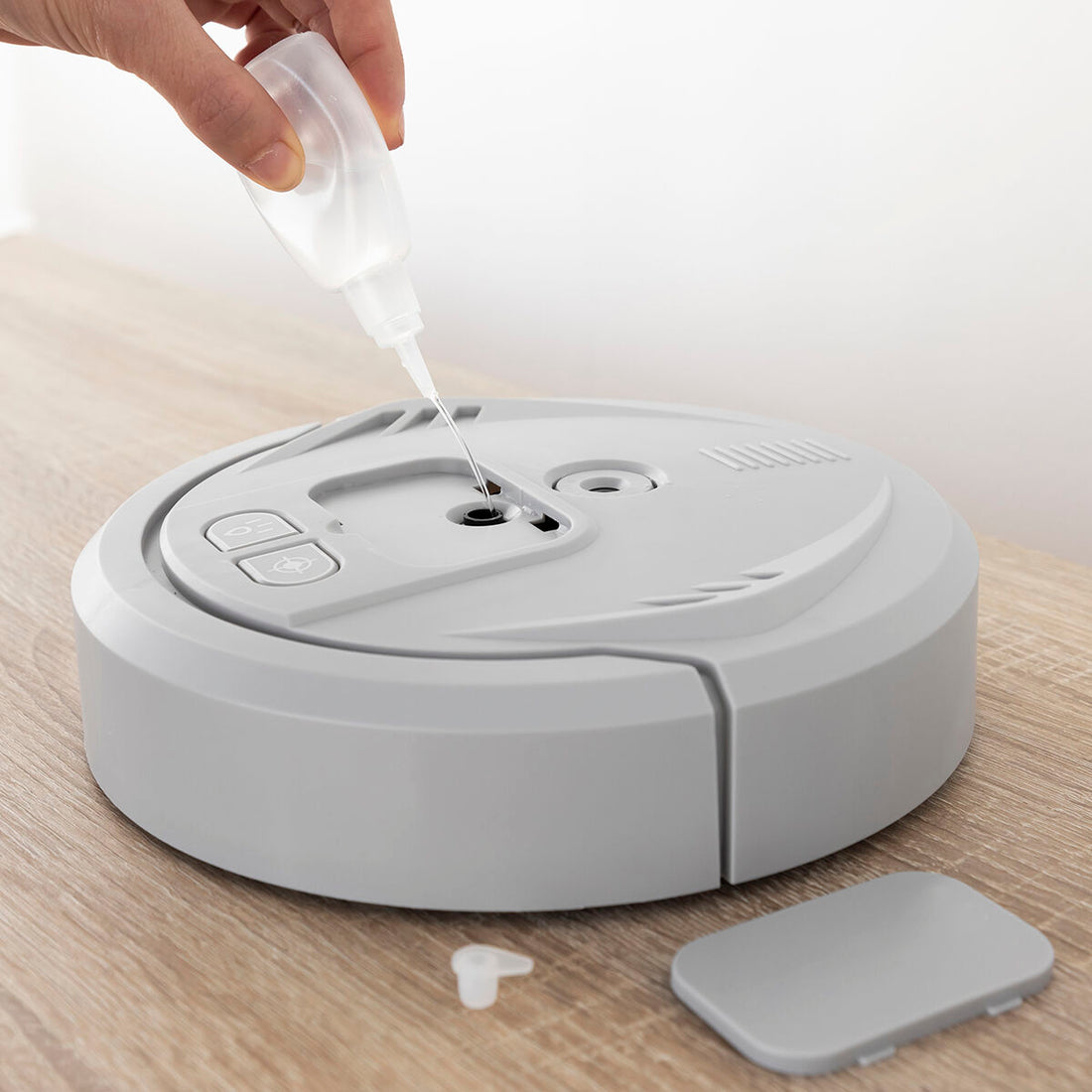 4-in-1 Wisch-Roboter, wiederaufladbar, mit UV-Desinfektion, Luftbefeuchter- und Lufterfrischer-Funktion Klinbot InnovaGoods