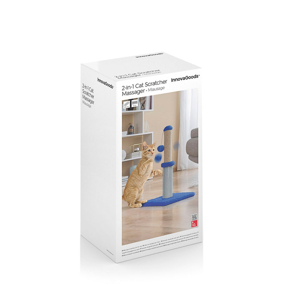 Kratzbaum Massagegerät mit Ball für Katzen Miausage InnovaGoods